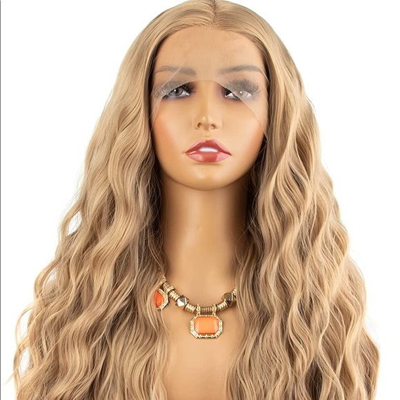 💫 LIM K 22” ASH BLONDE  WAVY LACE FRONT WIG💫 *NEW - Picture 6 of 8